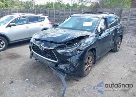 2022 Toyota Highlander Hybrid Xle Bronze Edition из США, поврежденный, VIN 5TDABRCH9NS543873